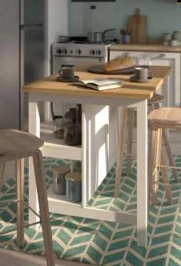 ¿Qué deberían tener las islas para cocinas pequeñas?